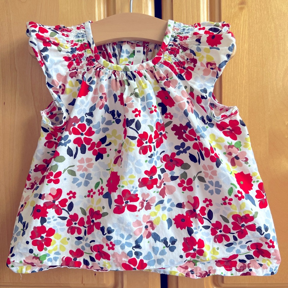 Bonpoint multicolor Floral Blouse